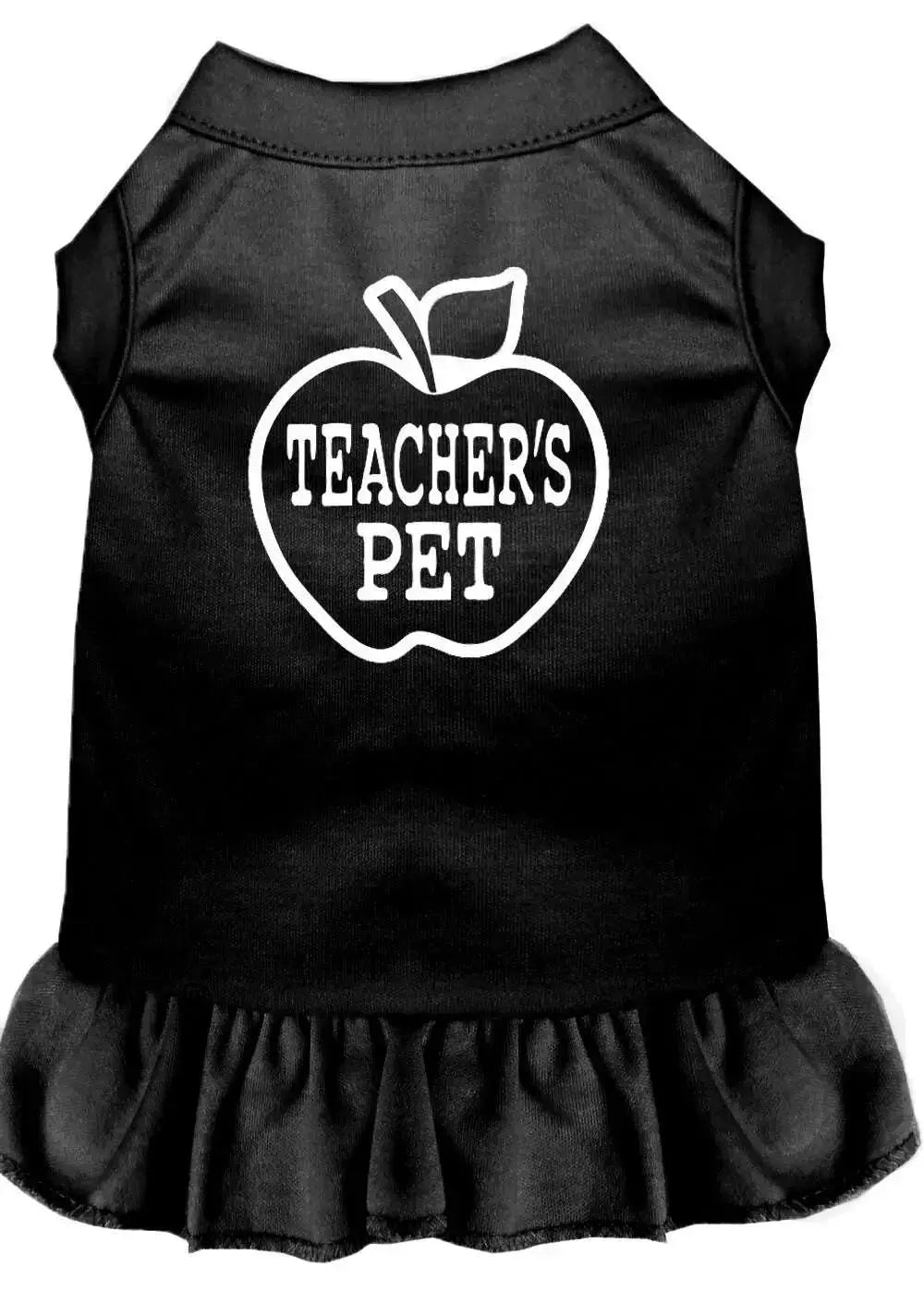 Teachers-Pet-Screen-Print-Dress-Black-Med-GreatEagleInc-318740573