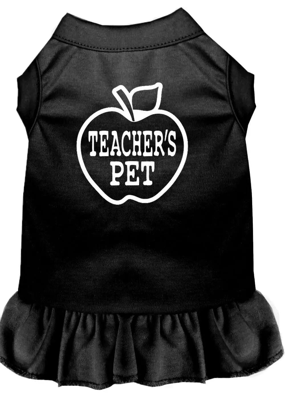 Teachers-Pet-Screen-Print-Dress-Black-Xs-GreatEagleInc-333970552
