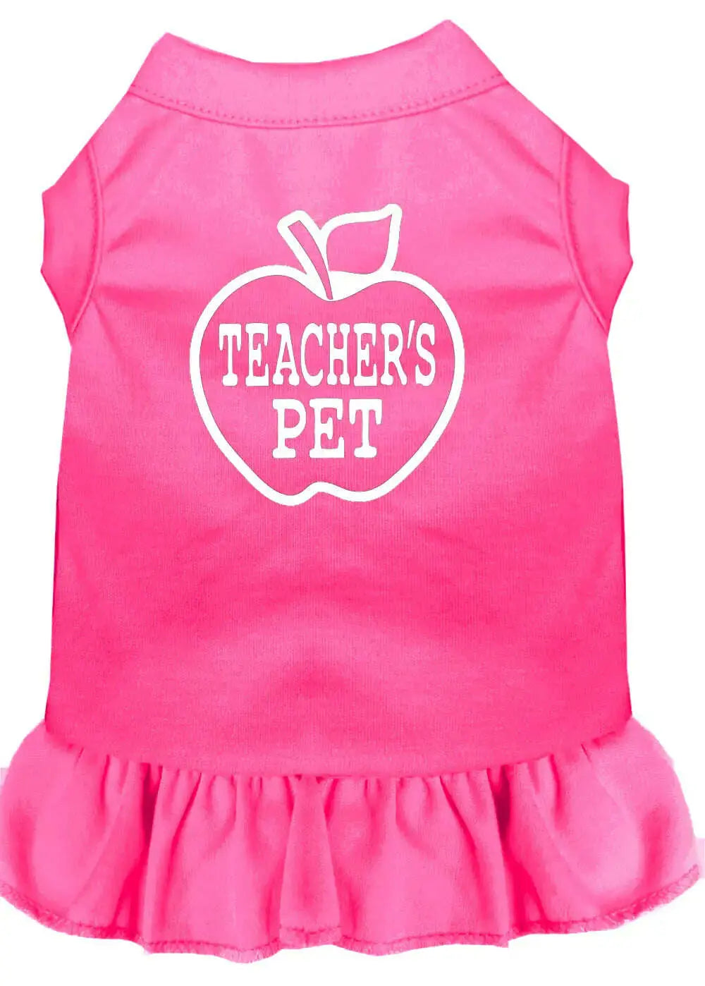 Teachers-Pet-Screen-Print-Dress-Bright-Pink-Xxl-GreatEagleInc-333749941