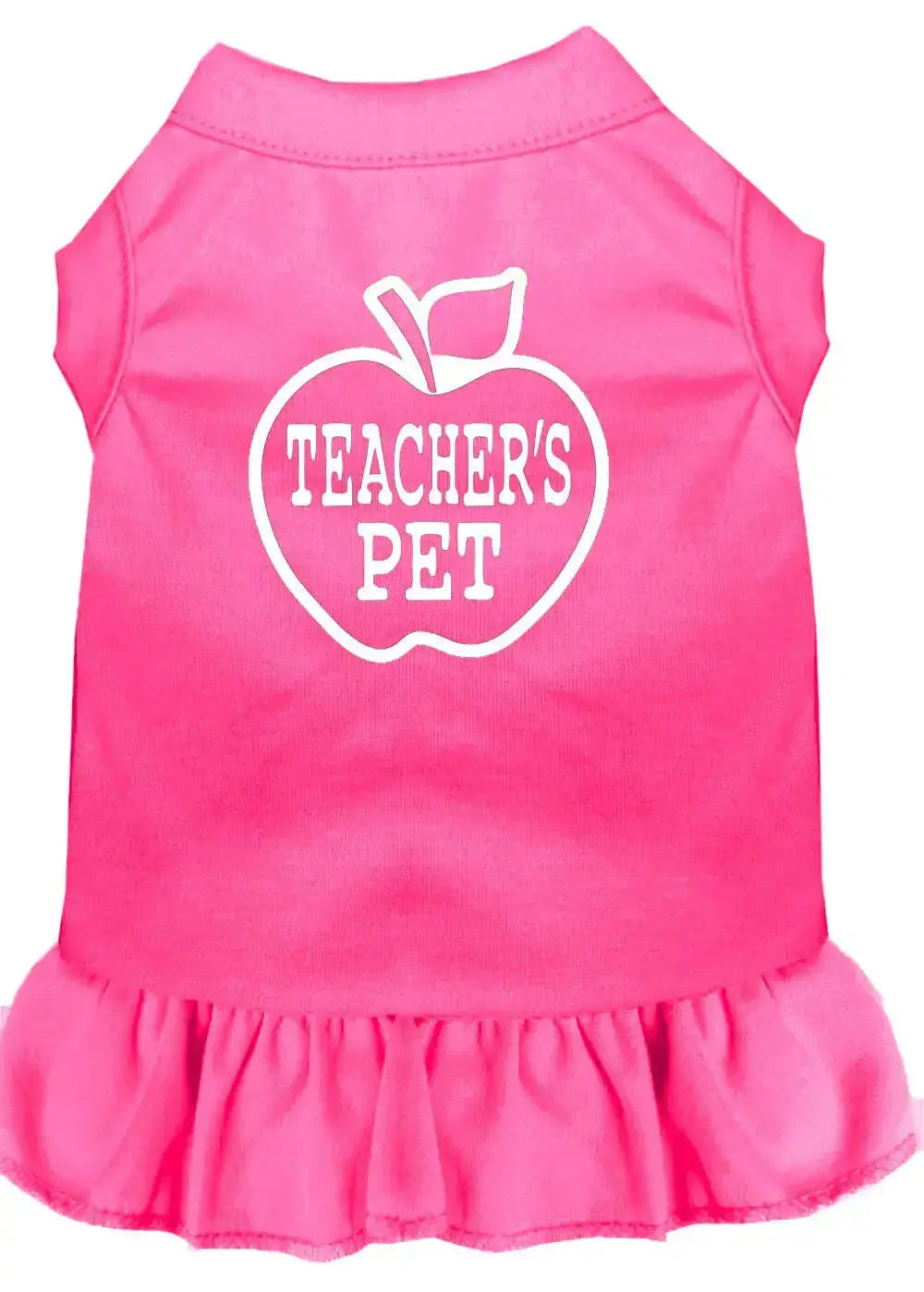 Teachers-Pet-Screen-Print-Dress-Bright-Pink-Xxl-GreatEagleInc-333749941