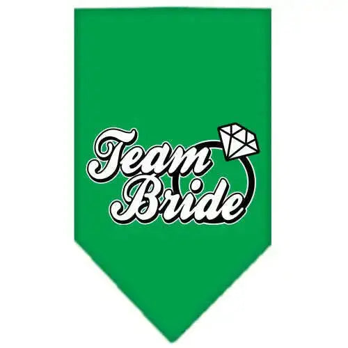 Team-Bride-Screen-Print-Bandana-Emerald-Green-Large-GreatEagleInc-318960331