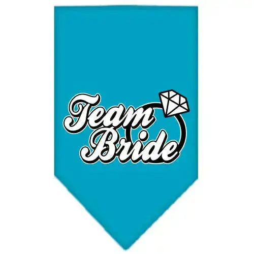 Team-Bride-Screen-Print-Bandana-Turquoise-Large-GreatEagleInc-318961147