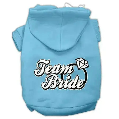 Team-Bride-Screen-Print-Pet-Hoodies-Baby-Blue-Size-Lg-GreatEagleInc-333839437