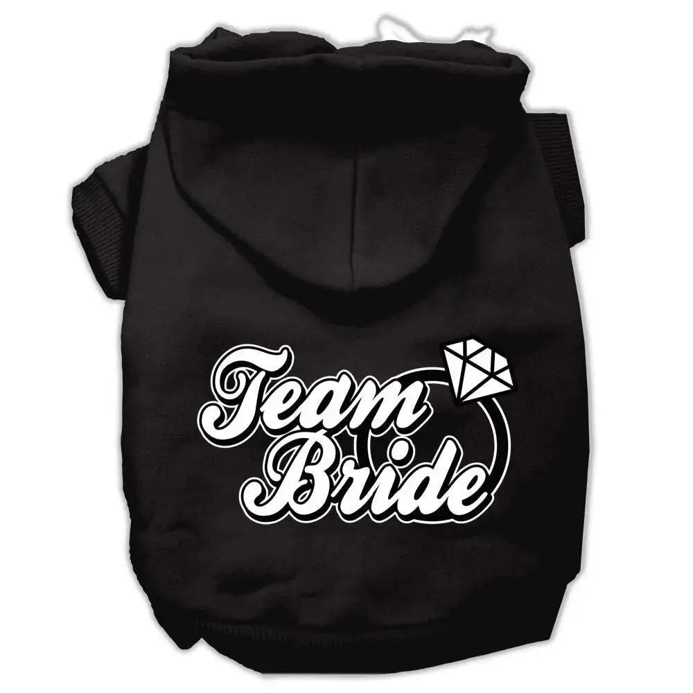 Team-Bride-Screen-Print-Pet-Hoodies-Black-Size-Lg-GreatEagleInc-333924355