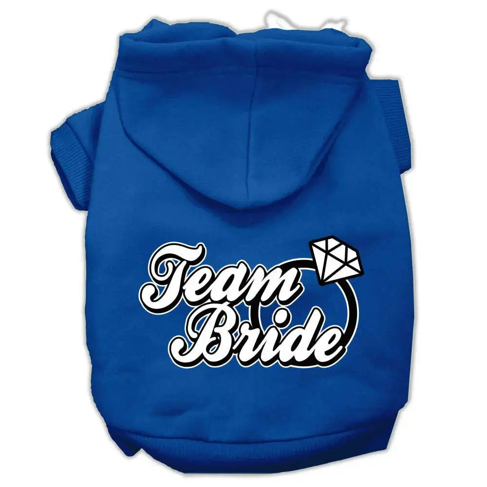 Team-Bride-Screen-Print-Pet-Hoodies-Blue-Size-Xxxl-GreatEagleInc-319736361