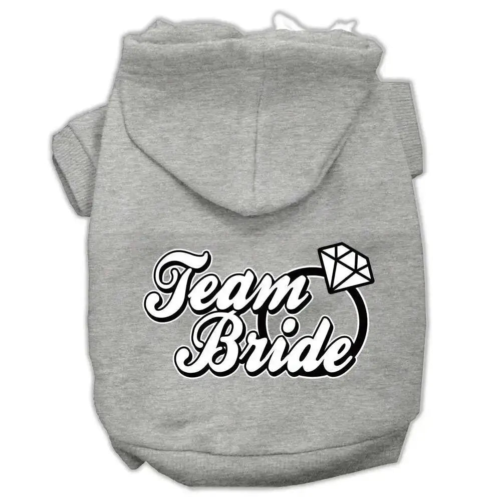 Team-Bride-Screen-Print-Pet-Hoodies-Grey-Size-Xxl-GreatEagleInc-319736731