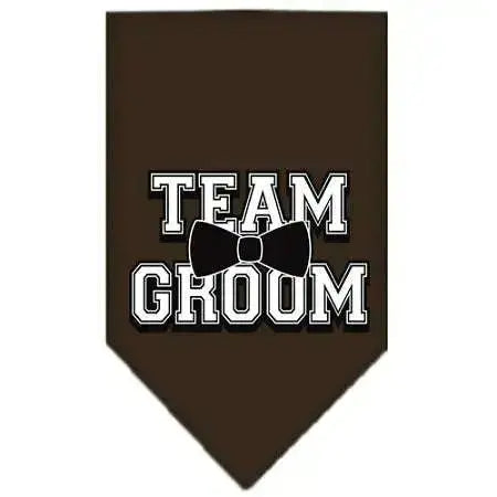 Team-Groom-Screen-Print-Bandana-Cocoa-Small-GreatEagleInc-318964181