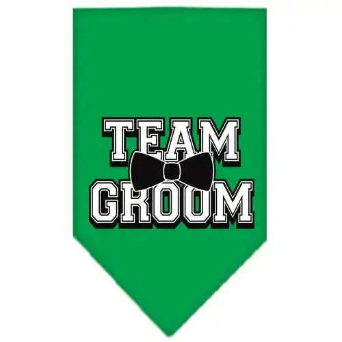 Team-Groom-Screen-Print-Bandana-Emerald-Green-Small-GreatEagleInc-318964257