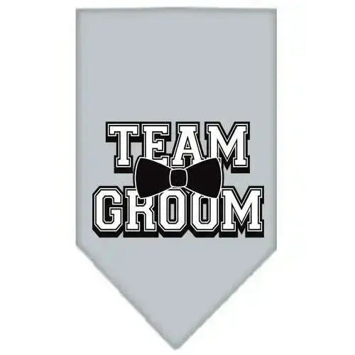 Team-Groom-Screen-Print-Bandana-Grey-Large-GreatEagleInc-318962985