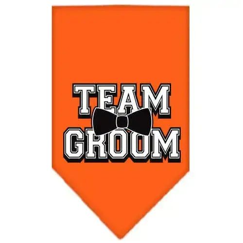 Team-Groom-Screen-Print-Bandana-Orange-Small-GreatEagleInc-318964773