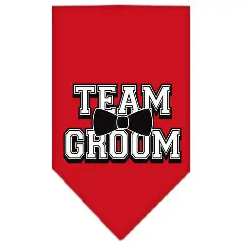 Team-Groom-Screen-Print-Bandana-Red-Large-GreatEagleInc-318963525