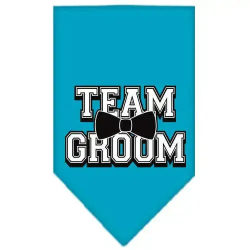 Team-Groom-Screen-Print-Bandana-Turquoise-Small-GreatEagleInc-318965089