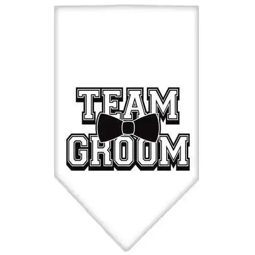 Team-Groom-Screen-Print-Bandana-White-Small-GreatEagleInc-318965134