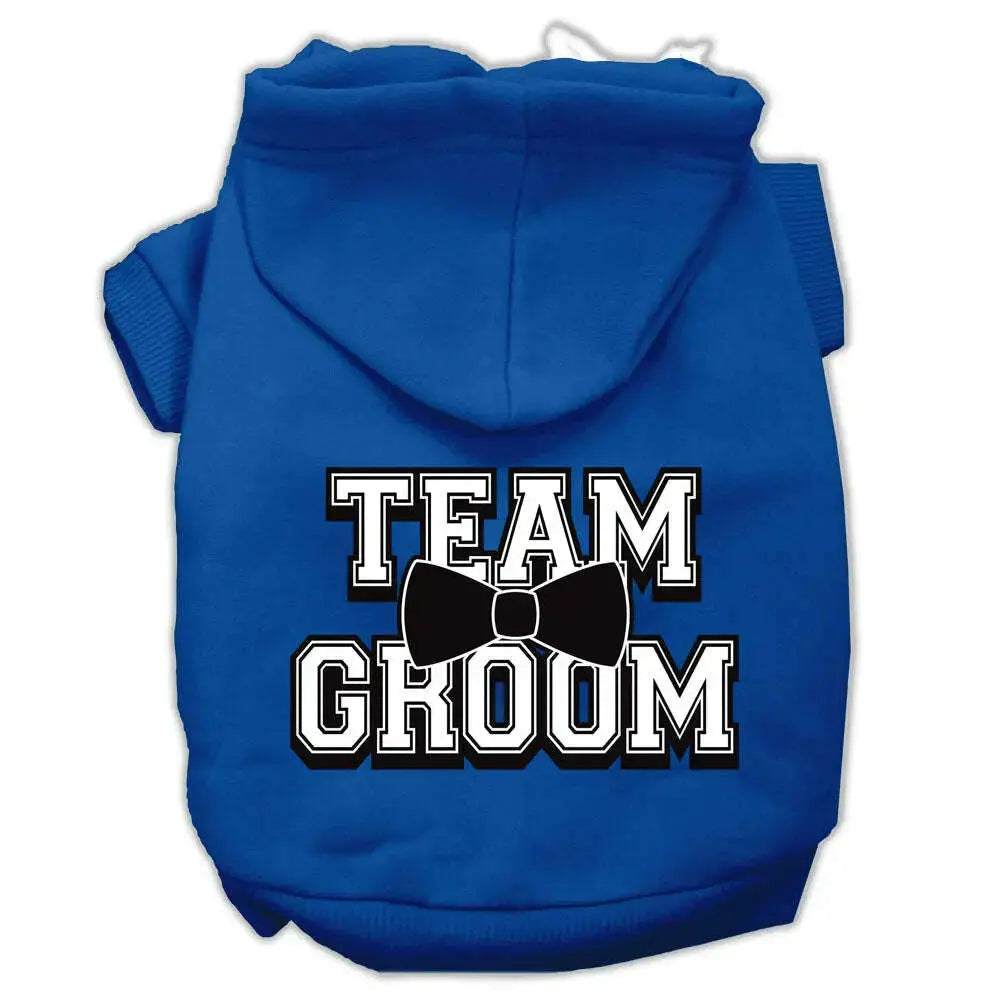 Team-Groom-Screen-Print-Pet-Hoodies-Blue-Size-Lg-GreatEagleInc-319735378