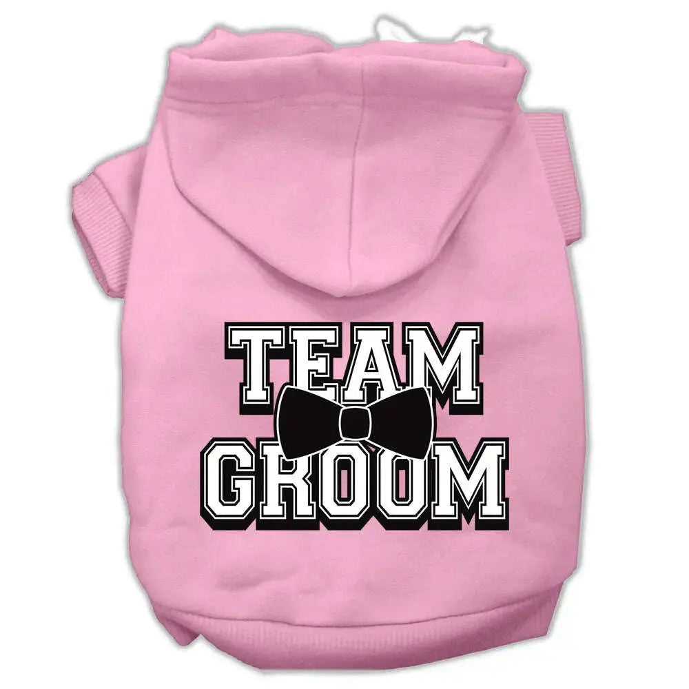 Team-Groom-Screen-Print-Pet-Hoodies-Light-Pink-Size-Xs-GreatEagleInc-319730837