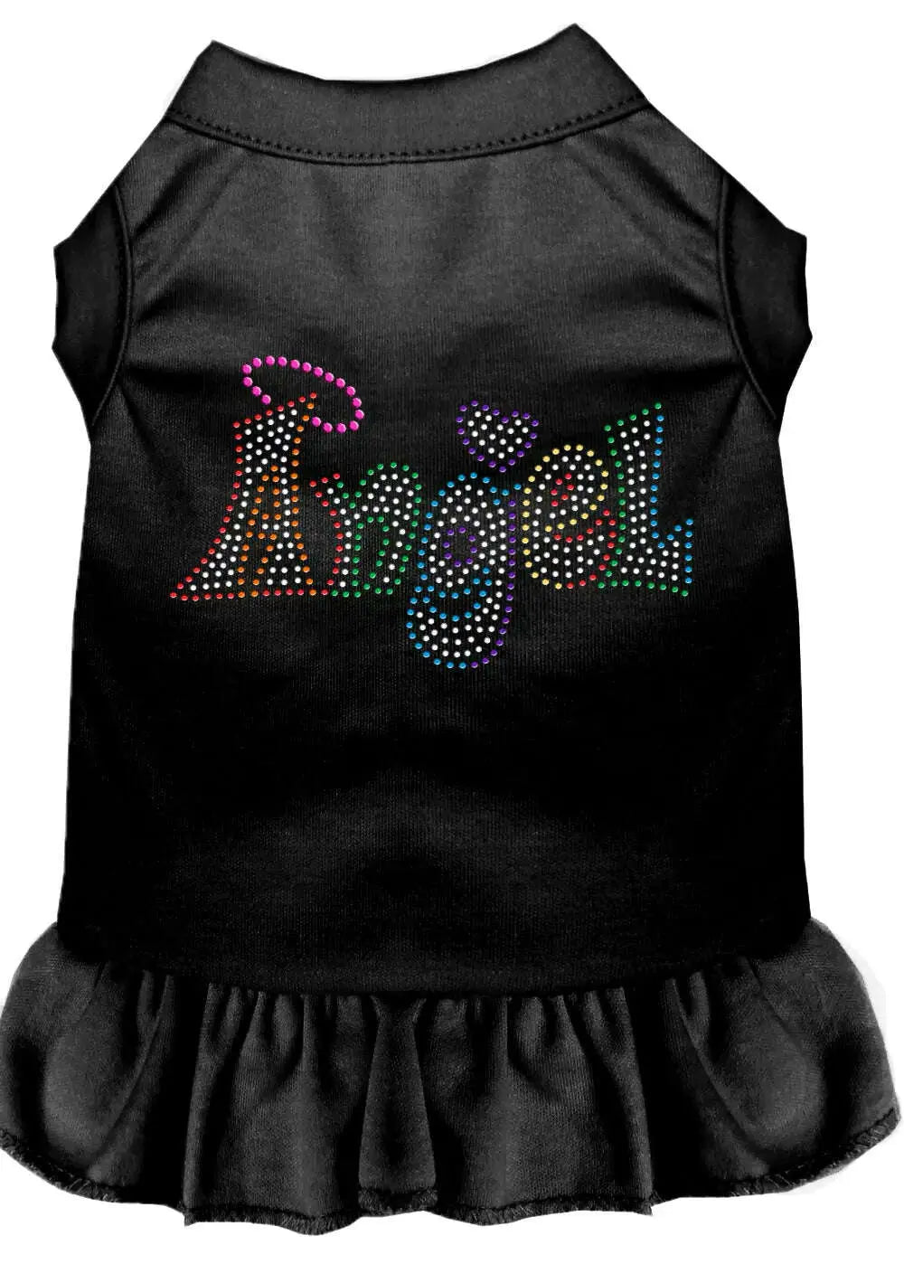 Technicolor-Angel-Rhinestone-Pet-Dress-Black-Lg-GreatEagleInc-319278130