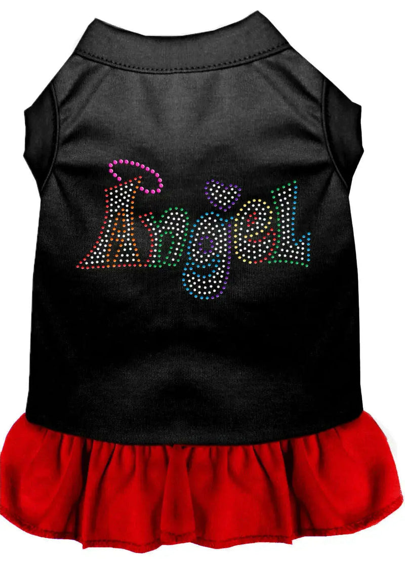Technicolor-Angel-Rhinestone-Pet-Dress-Black-With-Red-Lg-GreatEagleInc-319277941