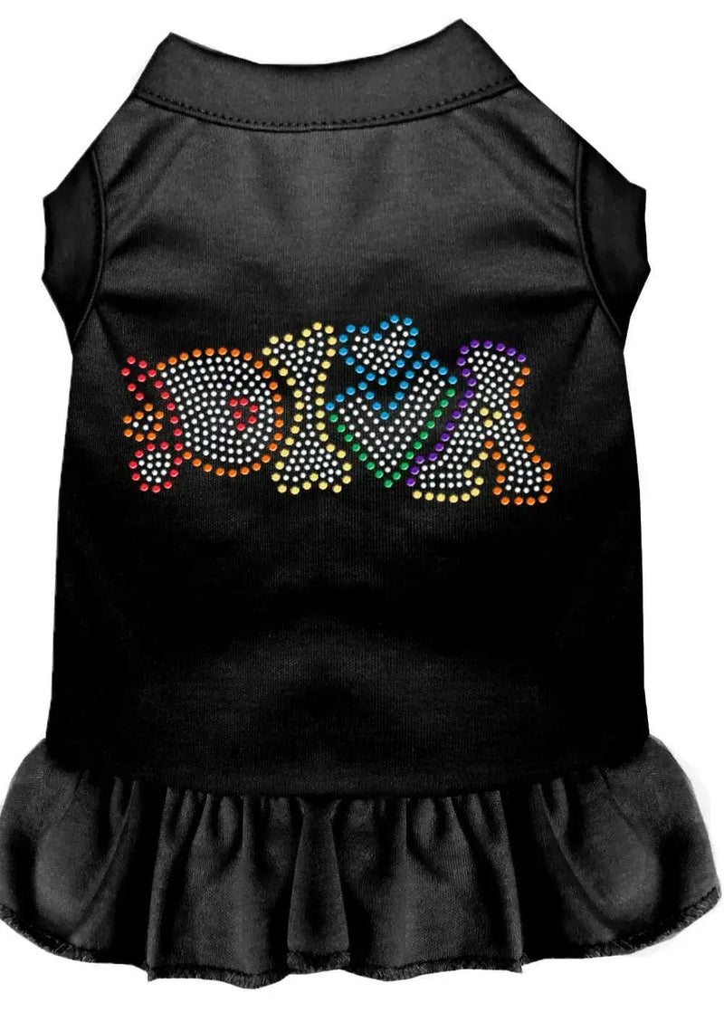Technicolor-Diva-Rhinestone-Pet-Dress-Black-Xl-GreatEagleInc-318744324