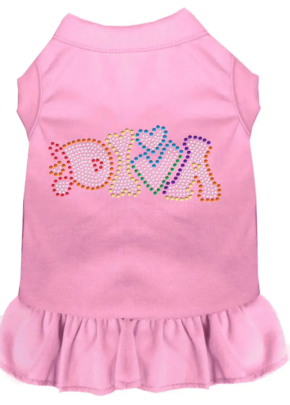 Technicolor-Diva-Rhinestone-Pet-Dress-Light-Pink-Med-GreatEagleInc-318617453