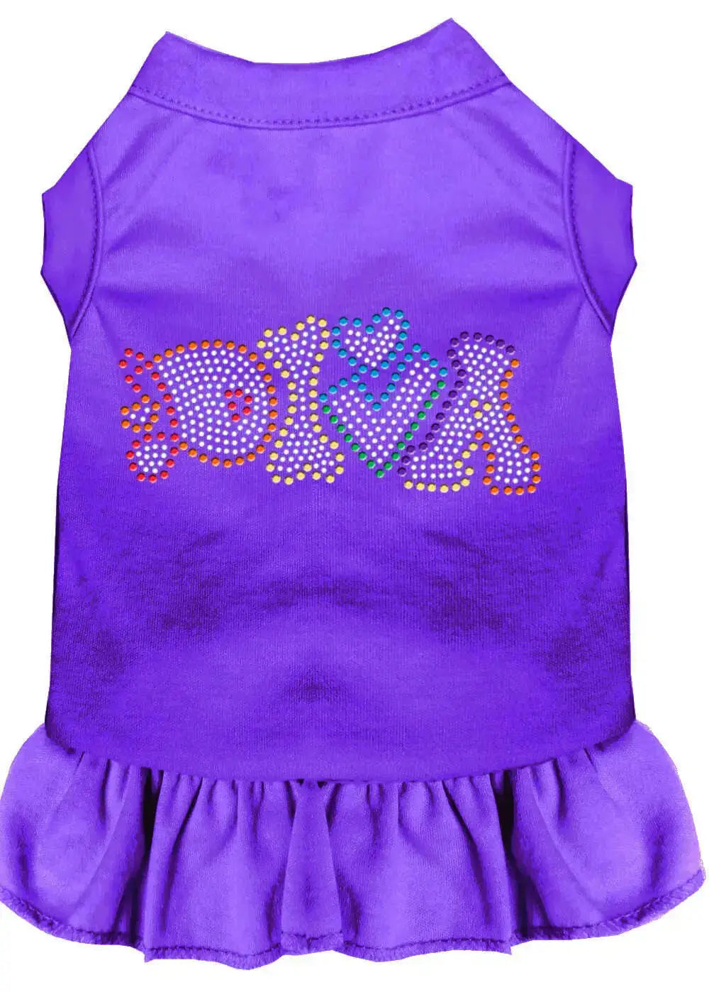 Technicolor-Diva-Rhinestone-Pet-Dress-Purple-Xxxl-GreatEagleInc-319273926