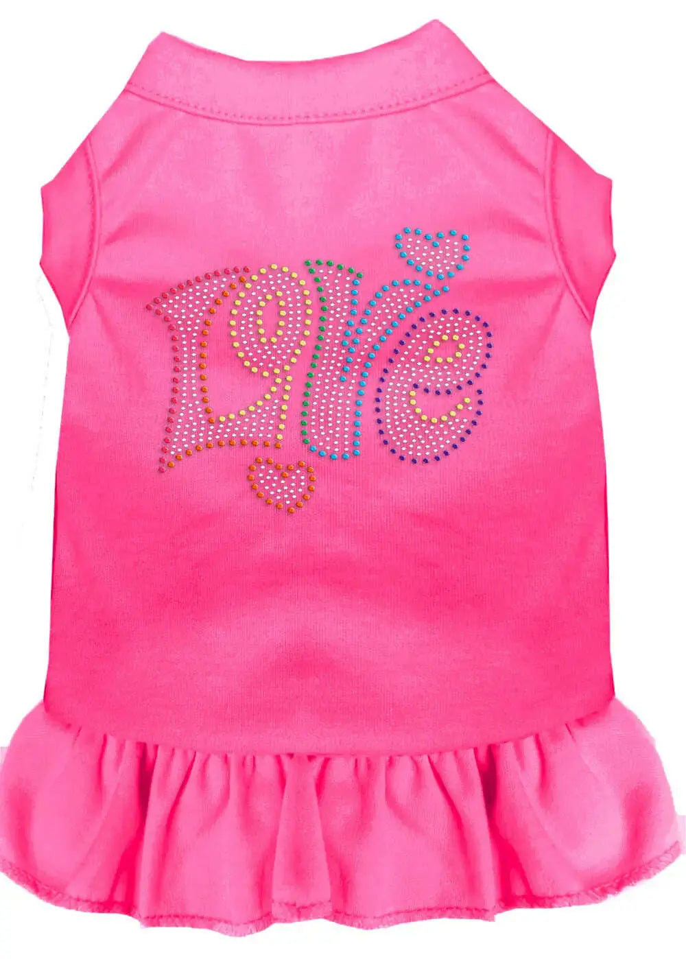 Technicolor-Love-Rhinestone-Pet-Dress-Bright-Pink-Xxxl-GreatEagleInc-319285038