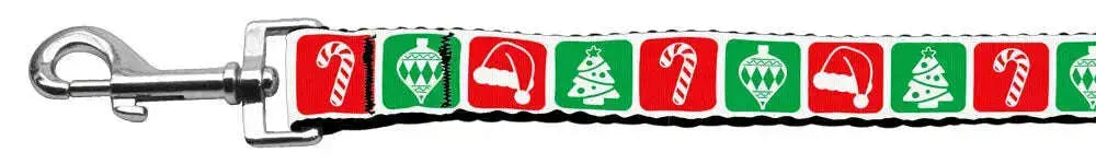Timeless-Christmas-Nylon-Dog-Leash-5-8-Inch-Wide-4ft-Long-GreatEagleInc-318602568