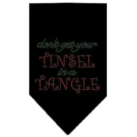 Tinsel-In-A-Tangle-Rhinestone-Bandana-Black-Small-GreatEagleInc-333872674