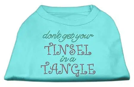 Tinsel-In-A-Tangle-Rhinestone-Dog-Shirt-Aqua-Xxl-GreatEagleInc-333763915