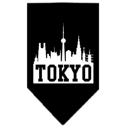 Tokyo-Skyline-Screen-Print-Bandana-Black-Large-GreatEagleInc-318503622