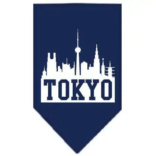Tokyo-Skyline-Screen-Print-Bandana-Navy-Blue-Small-GreatEagleInc-318505546