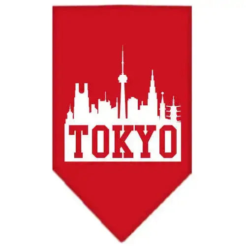 Tokyo-Skyline-Screen-Print-Bandana-Red-Large-GreatEagleInc-318504679