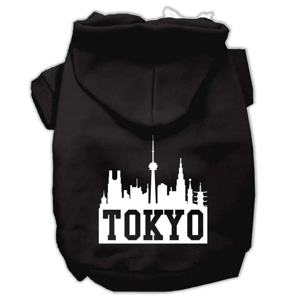 Tokyo-Skyline-Screen-Print-Pet-Hoodies-Black-Size-Xxxl-GreatEagleInc-319739877