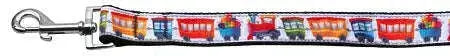 Trains-Nylon-Dog-Leash-3-8-Inch-Wide-4ft-Long-GreatEagleInc-318907895