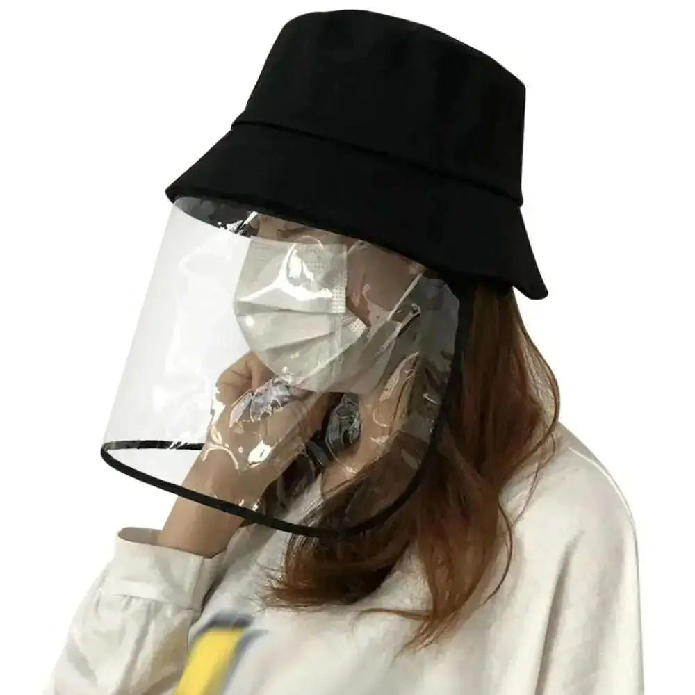 Transparent-Protective-Hat-Anti-saliva-Anti-fog-Cap-Isolation-Removable-Mask-Cover-Face-GreatEagleInc-317577917
