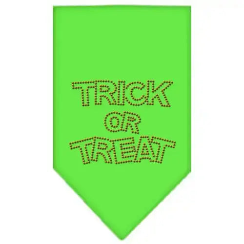 Trick-Or-Treat-Rhinestone-Bandana-Lime-Green-Small-GreatEagleInc-318543196