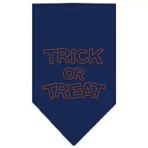 Trick-Or-Treat-Rhinestone-Bandana-Navy-Blue-Small-GreatEagleInc-318543237