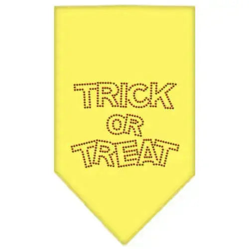 Trick-Or-Treat-Rhinestone-Bandana-Yellow-Small-GreatEagleInc-319071121