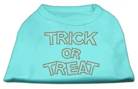 Trick-Or-Treat-Rhinestone-Shirts-Aqua-Xs-GreatEagleInc-319097323
