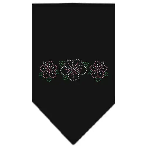 Tropical-Flower-Rhinestone-Bandana-Black-Large-GreatEagleInc-319108537
