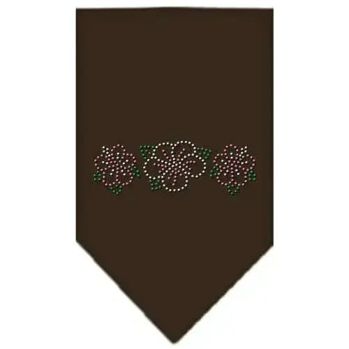 Tropical-Flower-Rhinestone-Bandana-Cocoa-Large-GreatEagleInc-319108317