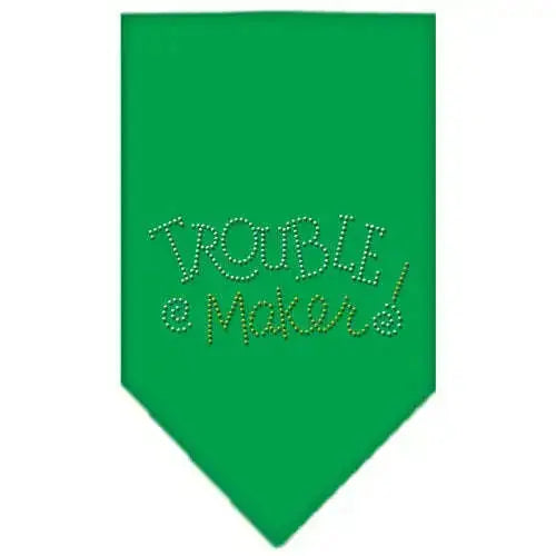 Tropical-Flower-Rhinestone-Bandana-Emerald-Green-Large-GreatEagleInc-319108284