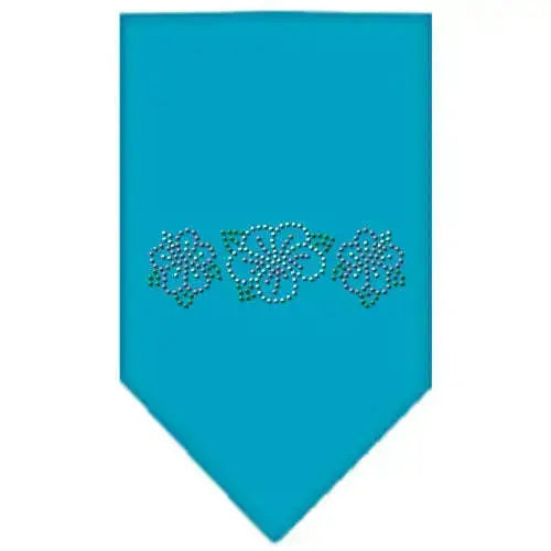 Tropical-Flower-Rhinestone-Bandana-Turquoise-Large-GreatEagleInc-319107646