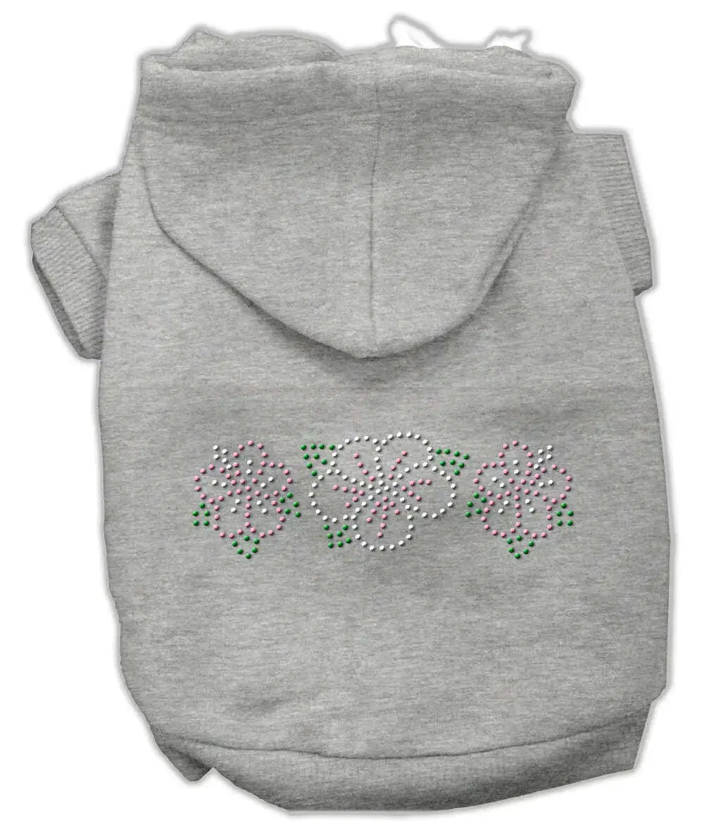 Tropical-Flowers-Rhinestone-Hoodies-Grey-M-GreatEagleInc-319561990
