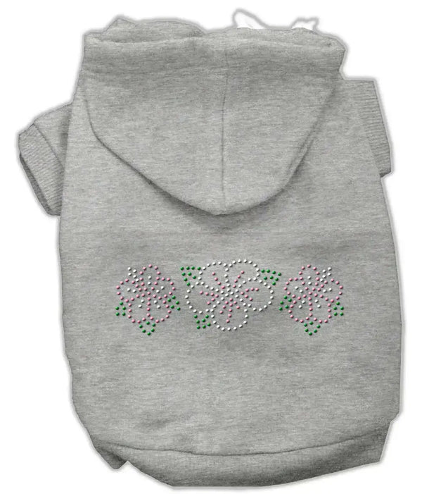 Tropical-Flowers-Rhinestone-Hoodies-Grey-M-GreatEagleInc-319561990