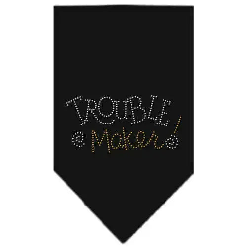 Trouble-Maker-Rhinestone-Bandana-Black-Small-GreatEagleInc-333783954