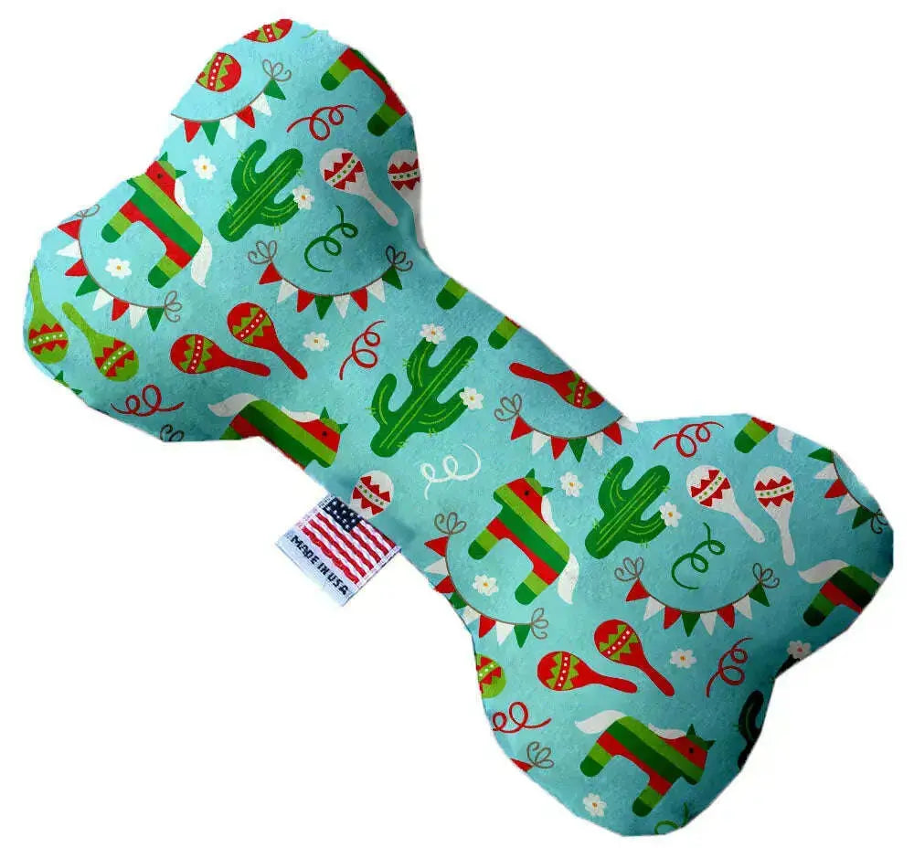 Turquoise-Fiesta-8-Inch-Bone-Dog-Toy-GreatEagleInc-318760090