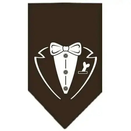 Tuxedo-Screen-Print-Bandana-Cocoa-Small-GreatEagleInc-318542477