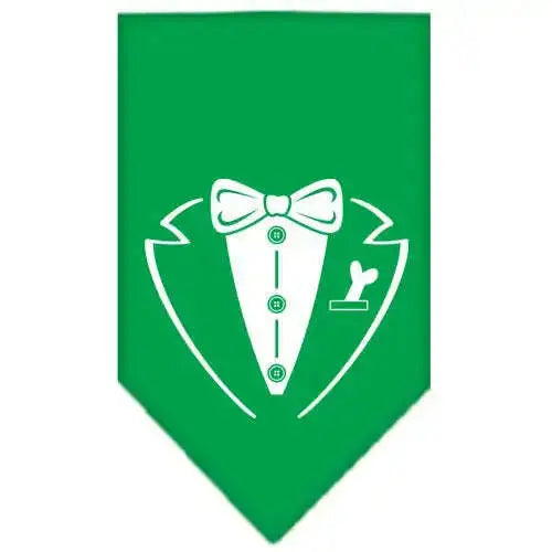 Tuxedo-Screen-Print-Bandana-Emerald-Green-Large-GreatEagleInc-318965551
