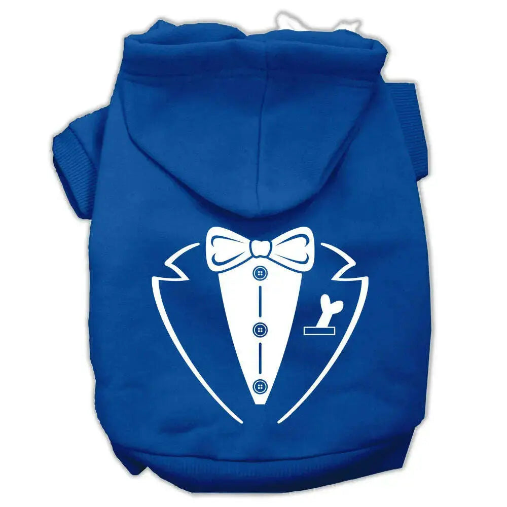Tuxedo-Screen-Print-Pet-Hoodies-Blue-Size-Xs-GreatEagleInc-319925269