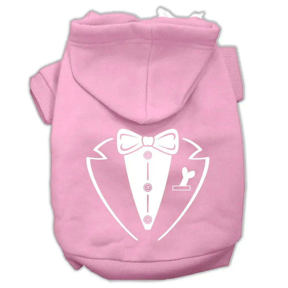 Tuxedo-Screen-Print-Pet-Hoodies-Light-Pink-Size-Xs-GreatEagleInc-319924848